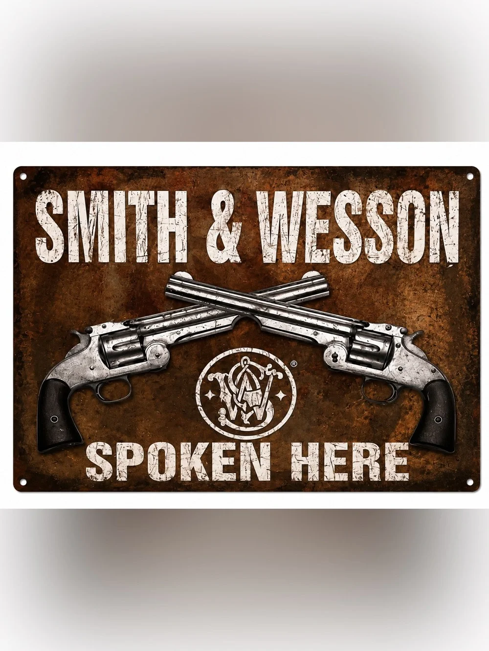 NEW Smith & Wesson Metal Sign